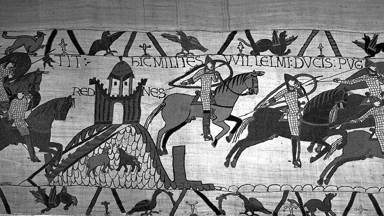 Tapisserie de Bayeux (avers),  24B : Bretons à cheval