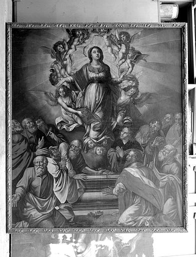 Peinture sur toile : L'Assomption de la Vierge