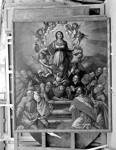 Peinture sur toile : L'Assomption de la Vierge