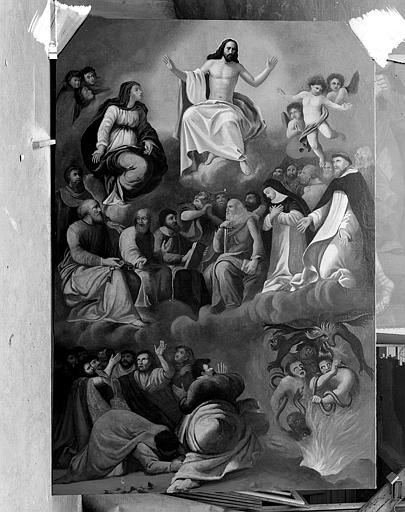 Peinture sur toile (retable du maître-autel) : Le Triomphe du Christ - © Ministère de la Culture (France), Médiathèque du patrimoine et de la photographie, diffusion GrandPalaisRmn Photo