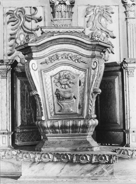 autel, tabernacle, retable, détail