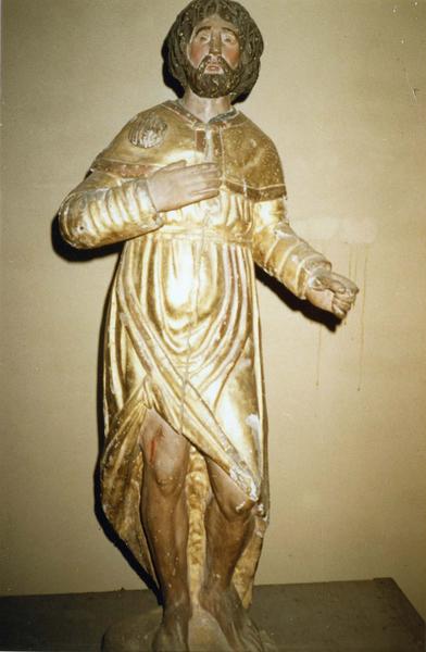 Statue (demi-nature) : saint Roch