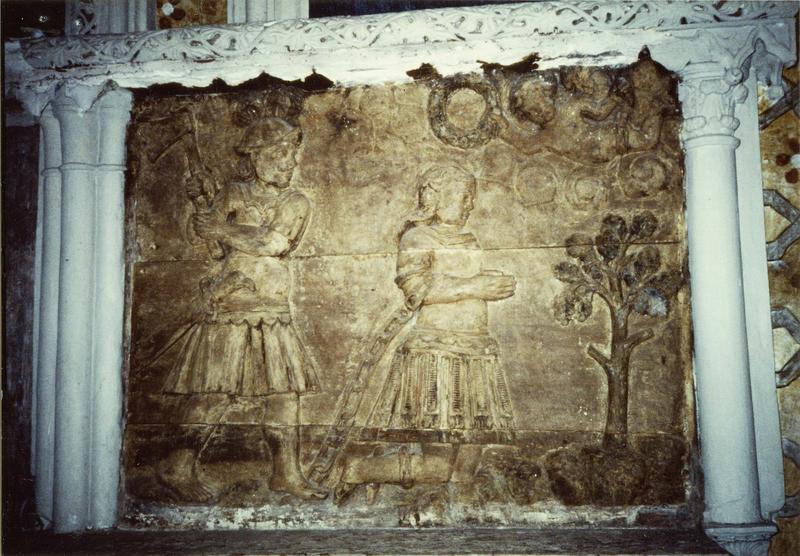 bas-relief : exécution de saint Ferréol