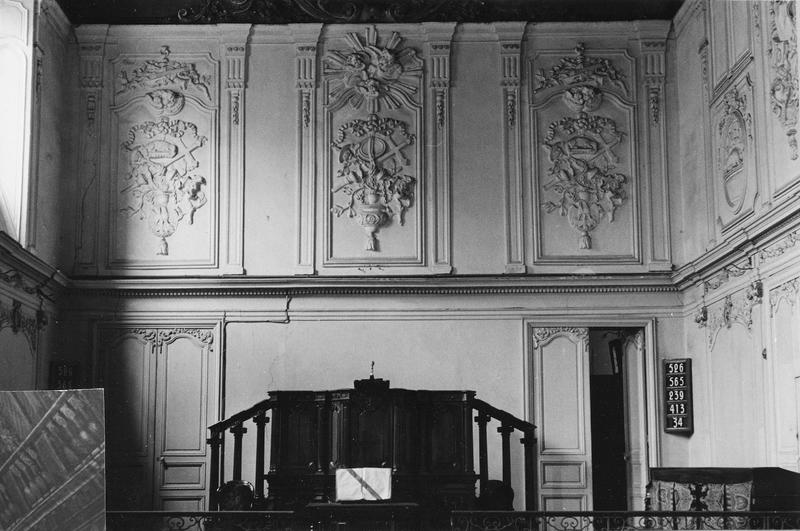 lambris de revêtement, bas-reliefs, (décor intérieur) - © Ministère de la Culture (France), Médiathèque du patrimoine et de la photographie (objets mobiliers), tous droits réservés