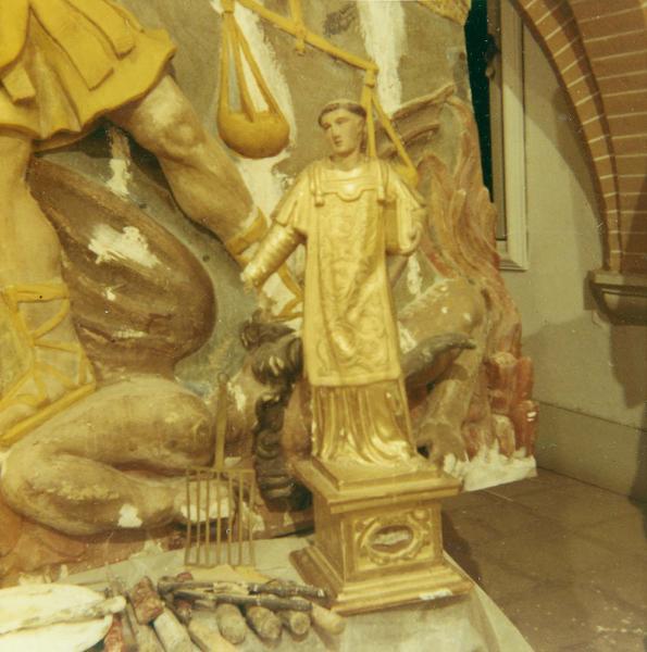 statue : saint Laurent - © Ministère de la Culture (France), Médiathèque du patrimoine et de la photographie (objets mobiliers), tous droits réservés