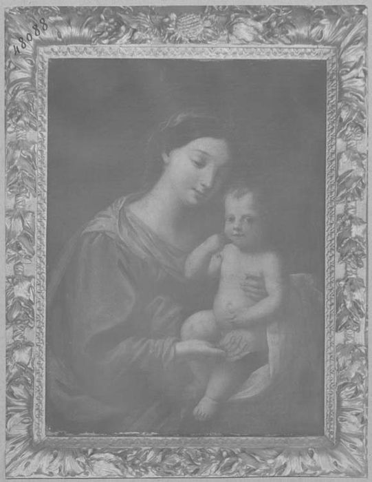 tableau : la Vierge à l'Enfant, dite la Vierge aux cerises - © Ministère de la Culture (France), Médiathèque du patrimoine et d ela photographie, diffusion GrandPalaisRmn Photo