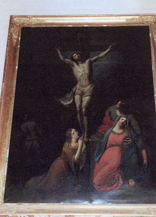 tableau : Crucifixion avec la Vierge, saint Jean et sainte Marie-Madeleine (photocopie numérisée)