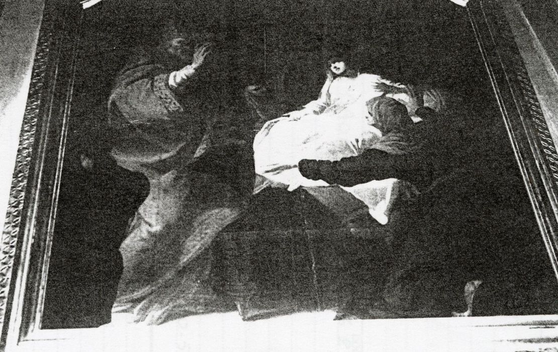 tableau : Miracle de saint Martin (photocopie numérisée)