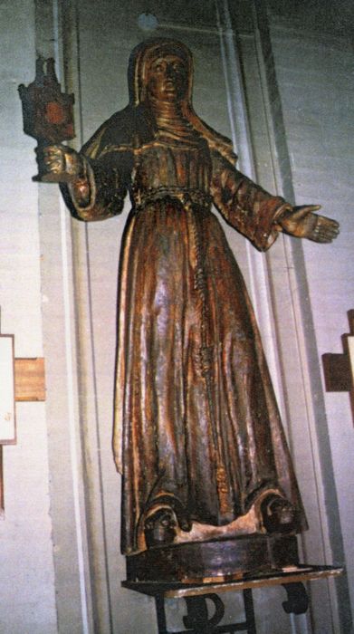 statue : Sainte Claire (photocopie numérisée) - © Ministère de la Culture (France), Médiathèque du patrimoine et de la photographie, diffusion GrandPalaisRmn Photo