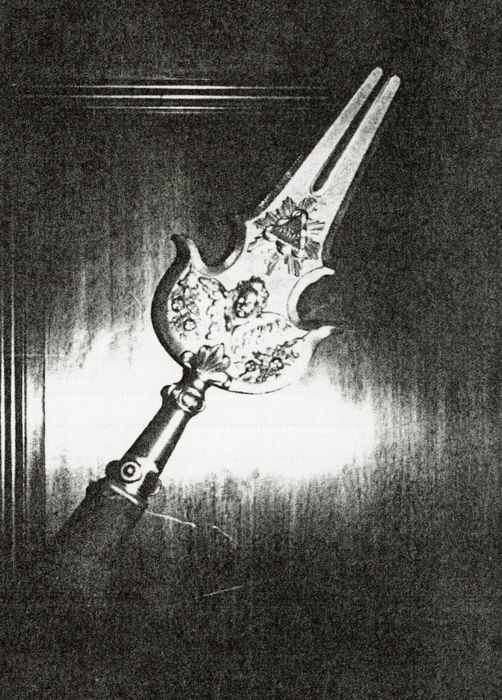 hallebarde de suisse, détail (photocopie numérisée) - © Ministère de la Culture (France), Médiathèque du patrimoine et de la photographie, diffusion GrandPalaisRmn Photo