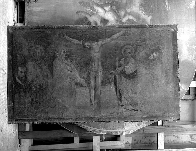 Peinture sur toile : La Crucifixion