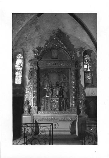 Retable du Saint-Sacrement, tabernacle : retable et tabernacle architecturés - © Ministère de la Culture (France), Médiathèque du patrimoine et de la photographie (objets mobiliers), tous droits réservés