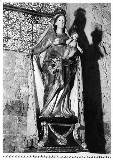 Statue-reliquaire : 'Vierge à l'Enfant', bois sculpté - © Ministère de la Culture (France), Médiathèque du patrimoine et de la photographie (objets mobiliers), tous droits réservés