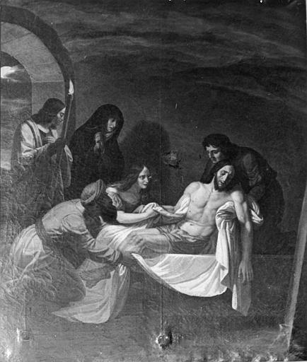 Tableau : 'La mise au tombeau', huile sur toile - © Ministère de la Culture (France), Médiathèque du patrimoine et de la photographie (objets mobiliers), tous droits réservés