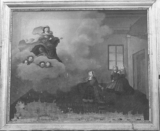 Ex-voto de Salie Bérenguier, huile sur toile