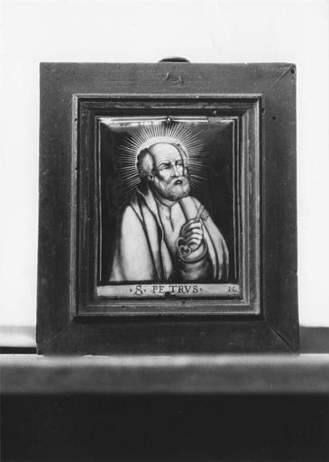 Miniature : 'Saint Pierre', plaque de cuivre émaillée - © Ministère de la Culture (France), Médiathèque du patrimoine et de la photographie (objets mobiliers), tous droits réservés