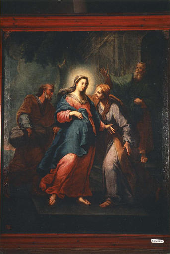 Tableau : 'La Visitation', huile sur toile - © Ministère de la Culture (France), Médiathèque du patrimoine et de la photographie (objets mobiliers), tous droits réservés