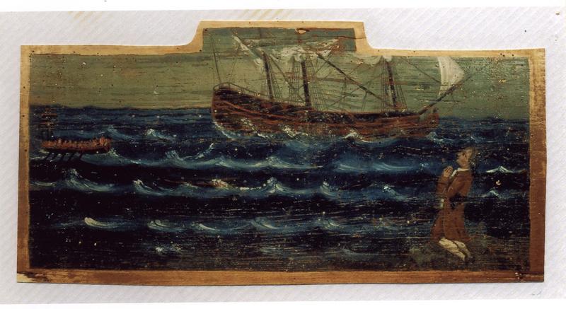 ex-voto 3 : Tempête en mer, vue générale - © Ministère de la Culture (France), Médiathèque du patrimoine et de la photographie (objets mobiliers), tous droits réservés