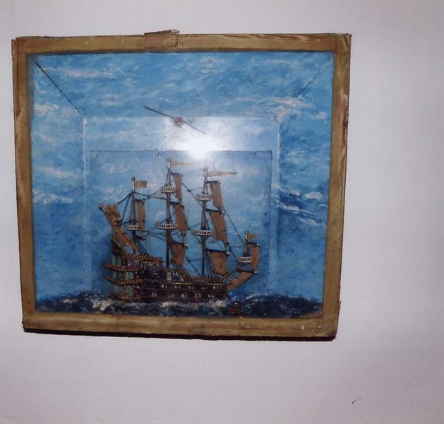 ex-voto 63 : Vaisseau du XVIIe siècle (diorama), vue générale - © Ministère de la Culture (France), Médiathèque du patrimoine et de la photographie (objets mobiliers), tous droits réservés