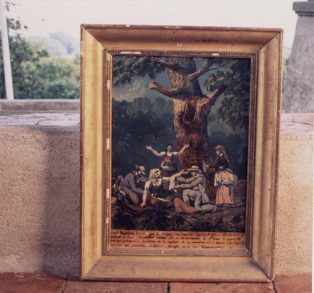 ex-voto 83 : Femme tombée d'un arbre (Marie-Madeleine Rousse), vue générale