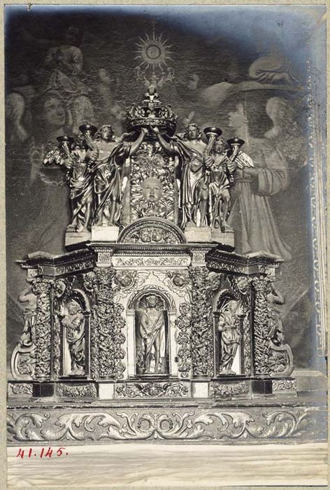 tabernacle du retable de la chapelle du saint Sacrement - © Ministère de la Culture (France), Médiathèque du patrimoine et de la photographie, diffusion GrandPalaisRmn Photo
