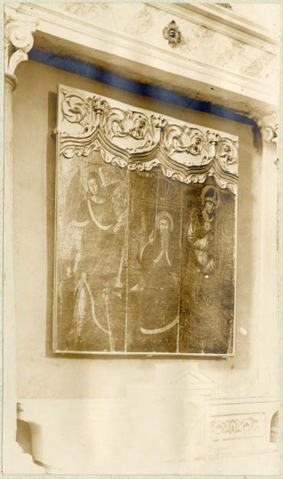 tableau (triptyque) : Le Christ bénissant saint Etienne - © Ministère de la Culture (France), Médiathèque du patrimoine et de la photographie, diffusion GrandPalaisRmn Photo