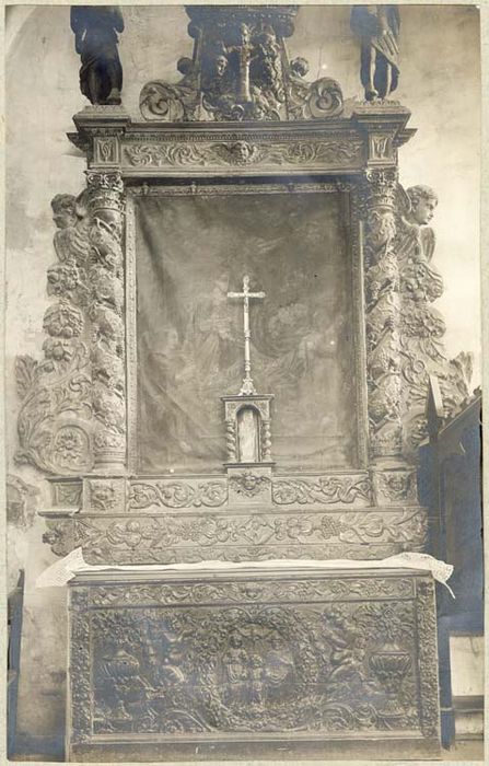 retable de l'autel Notre-Dame du Carmel