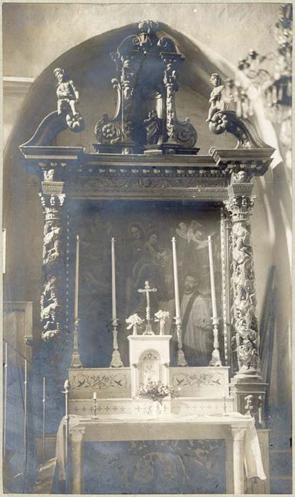 retable de l'autel de saint Joseph