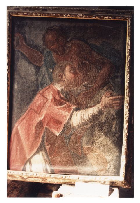 tableau : Diacre visité par un ange