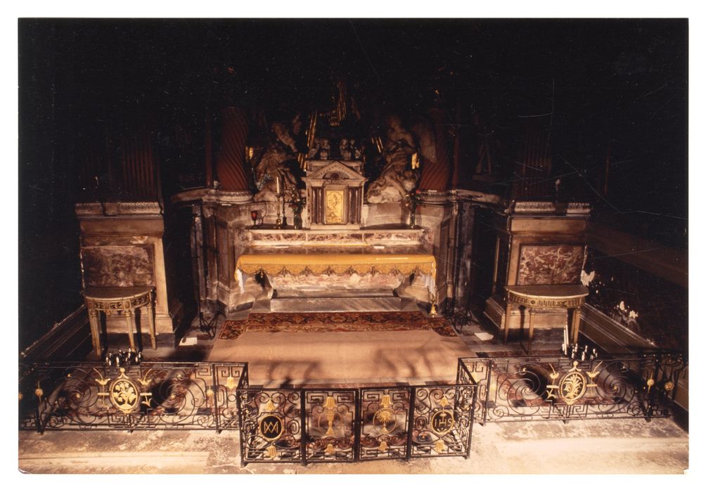 clôture de la chapelle du Corpus Domini (table de communion)