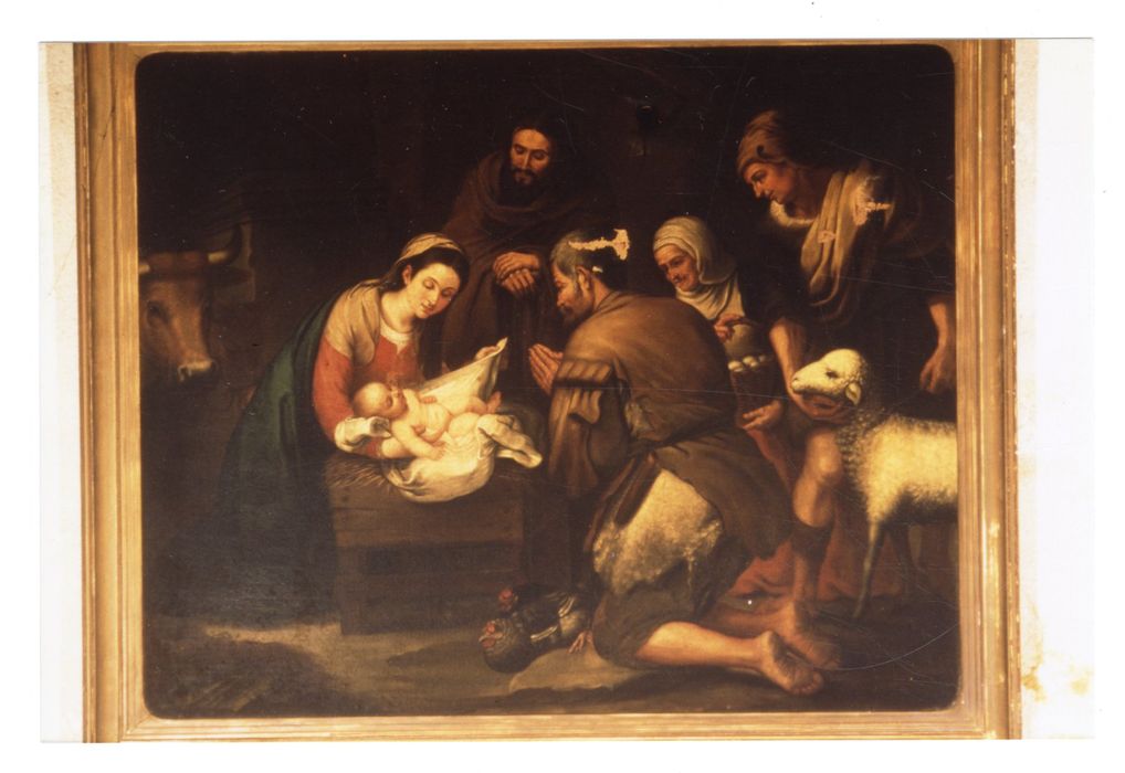 Tableau : Adoration des bergers