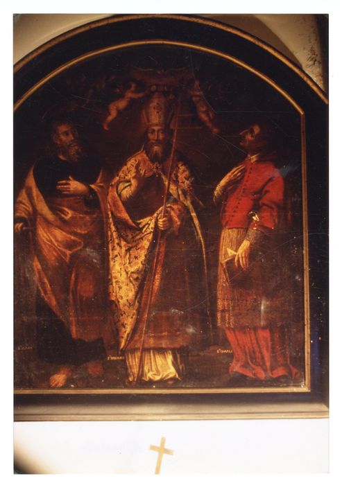 tableau : Saint Marc, Saint Honoré et Saint Charles Borromée