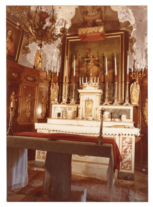 maître-autel, tableau : Sainte Famille 