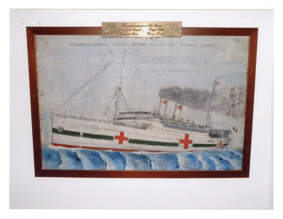 Tableau ex-voto n° 46 : Navire-hôpital le Canada