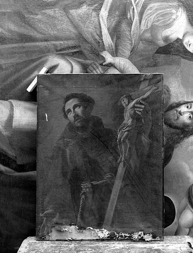 Peinture sur toile : Saint François