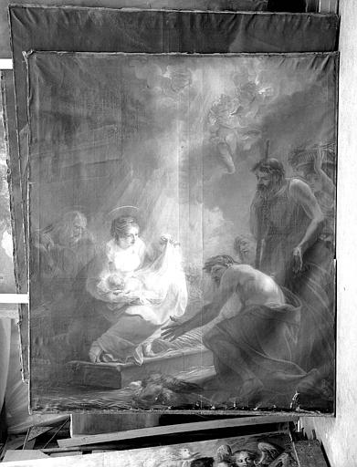 Peinture sur toile (sacristie) : La Nativité