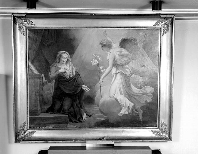 Peinture sur toile : L'Annonciation (Chapelle de l'infirmerie)