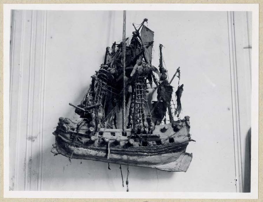 ex-voto :  maquette de caravelle n°2