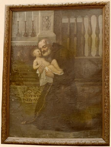 tableau : Saint Félix de Cantalice et l'Enfant Jésus, vue générale