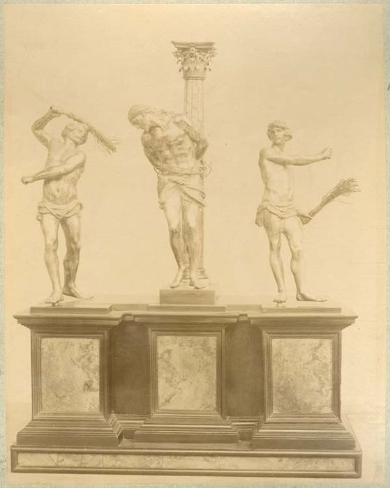 groupe sculpté : la Flagellation