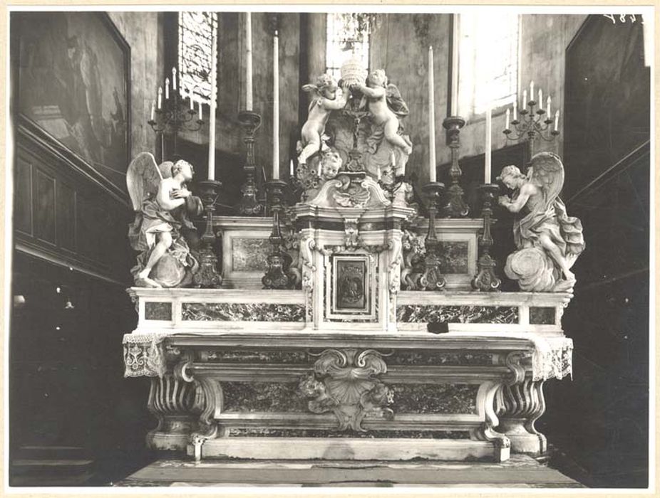 maître-autel, statues : Anges