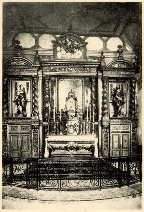 autel, retable (maître-autel)