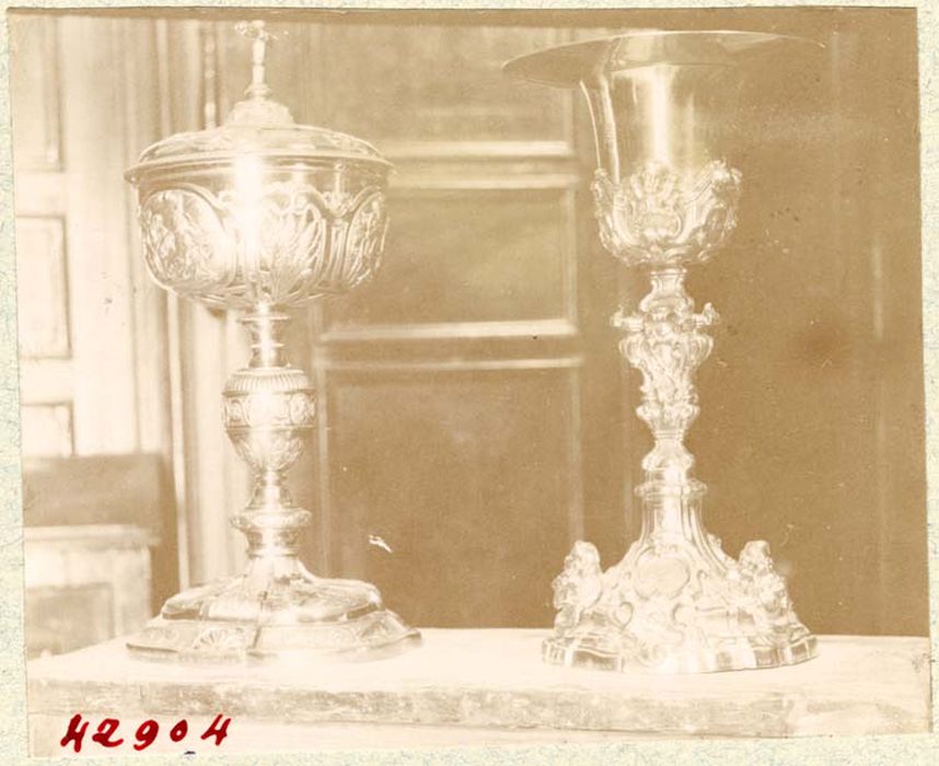 ciboire, calice (chapelle du cardinal Maury)