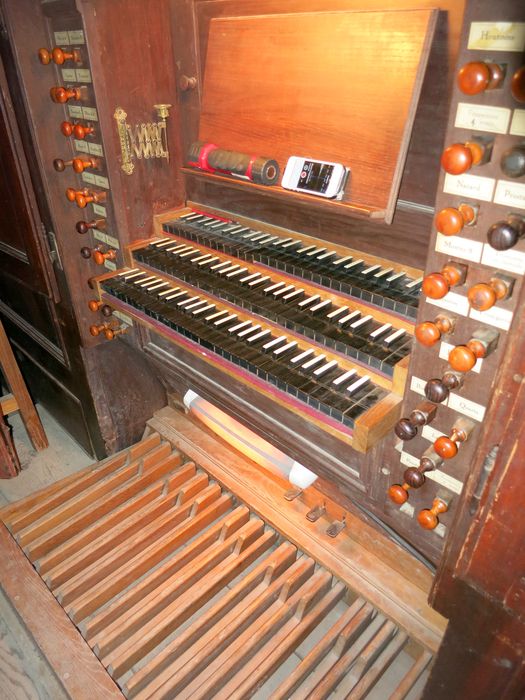 Orgue de tribune : partie instrumentale de l'orgue