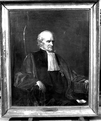Peinture sur toile : Portrait de Sabatier Raphaël Bienvenu mort en 1811