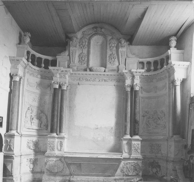 autel, retable, vue générale - © Ministère de la Culture (France), Médiathèque du patrimoine et de la photographie (objets mobiliers), tous droits réservés