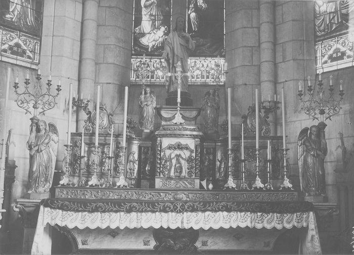 retable, tabernacle, gradin d'autel, vue générale