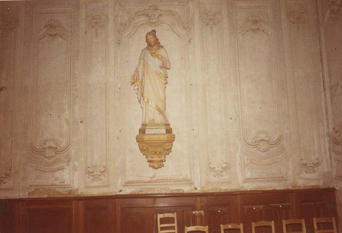 autel du Sacré-Coeur, retable, vue partielle