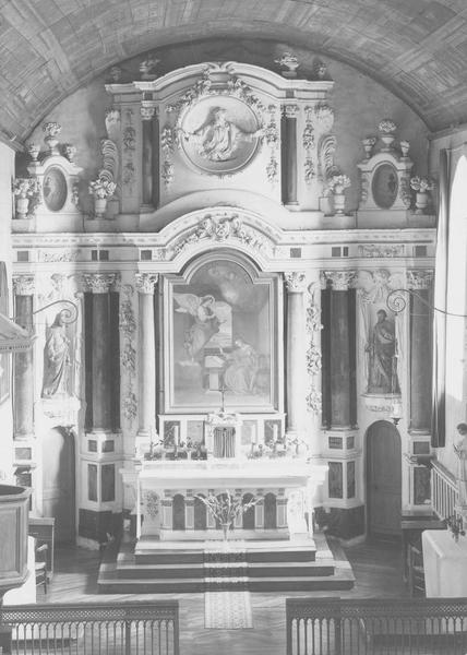 retable du maître-autel, vue générale - © Ministère de la Culture (France), Médiathèque du patrimoine et de la photographie (objets mobiliers), tous droits réservés