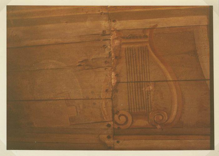 voûte lambrissée, détail